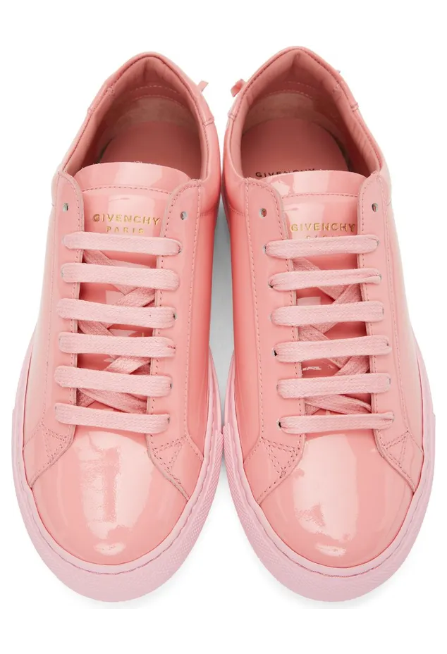 Givenchy Pink Patent Urban Knots Sneakers (BE0003E13W) (5)
