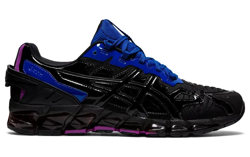 GmbH Black and Purple Asics Edition GEL-Quantum 360-6 Low-Top Sneakers (1201A099 500)