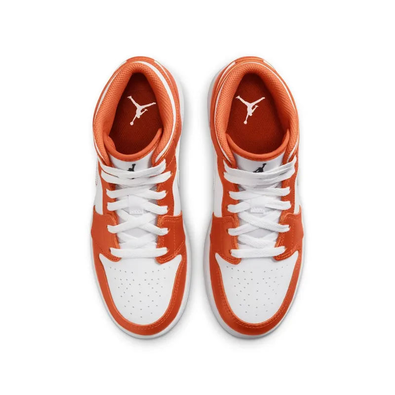 Jordan 1 Mid Metallic Orange (GS) (DM4228-800)