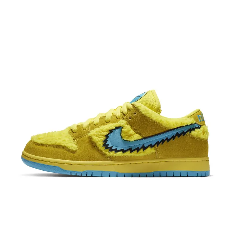 Nike SB Dunk Low Grateful Dead Bears Opti Yellow Opti Yellow/Blue Fury (CJ5378-700)