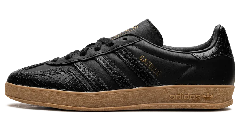Adidas Gazelle Indoor “Core Black Snakeskin” (IF1978)
