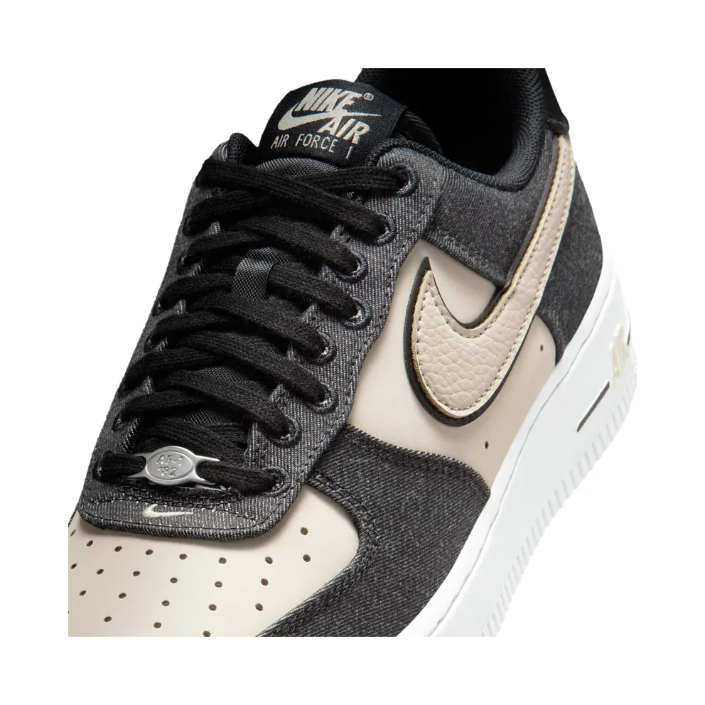 Nike Air Force 1 Low ’07 SE Black Denim Net (IB6642-001)
