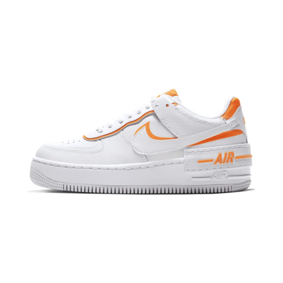 Nike WMNS Air Force 1 Shadow White Orange (2020) (CI0919-103)