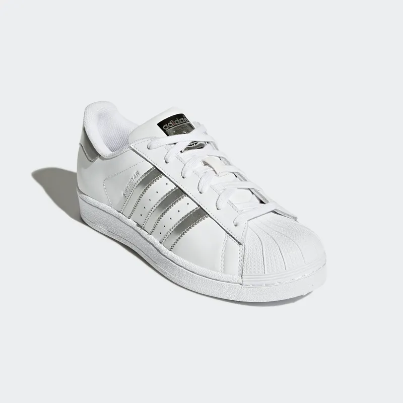 adidas Superstar White Silver Metallic Cloud White/Silver Metallic/Core Black (AQ3091)