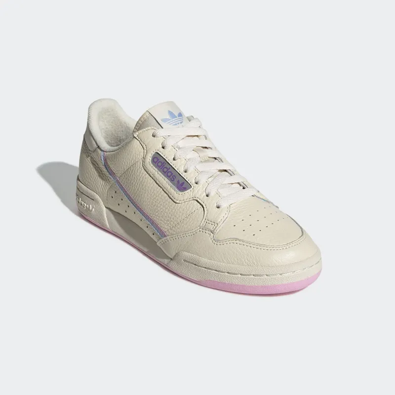 adidas Continental 80 Ecru Tint True Pink (W) Ecru Tint/True Pink/Periwinkle (G27726)