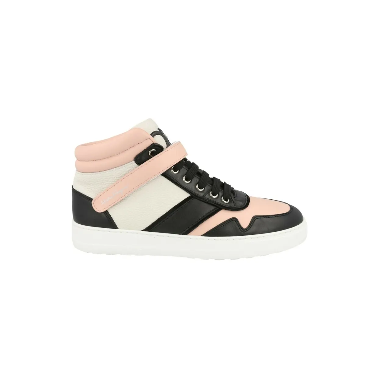 Ferragamo Noe High-Top Sneakers Black (030199-750729-1C)