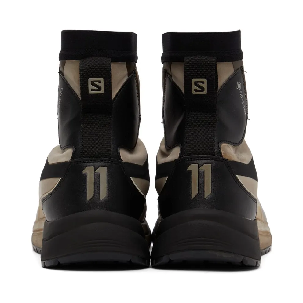 11 by Boris Bidjan Saberi Black & Taupe Salomon Edition Bamba2 High GTX (218 11xS)