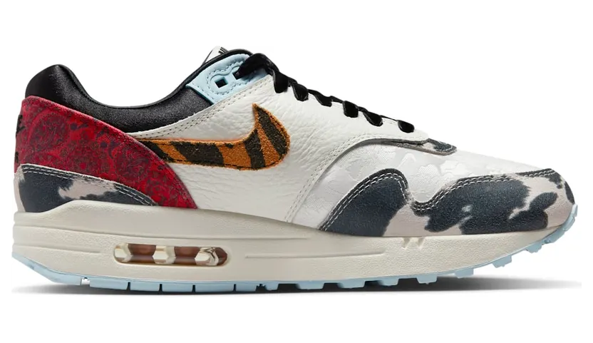 Nike Air Max 1 ’87 “Great Indoors”: koeienprint, tijgerprint en toch draagbaar (3)