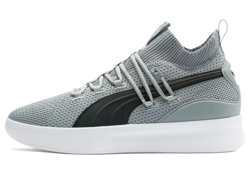 Puma Clyde Court Basketballschuhe Grau/Schwarz (191712-08)