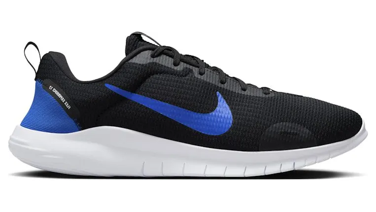 Nike Flex Experience Run 12 Black White Racer Blue (DV0740-006)