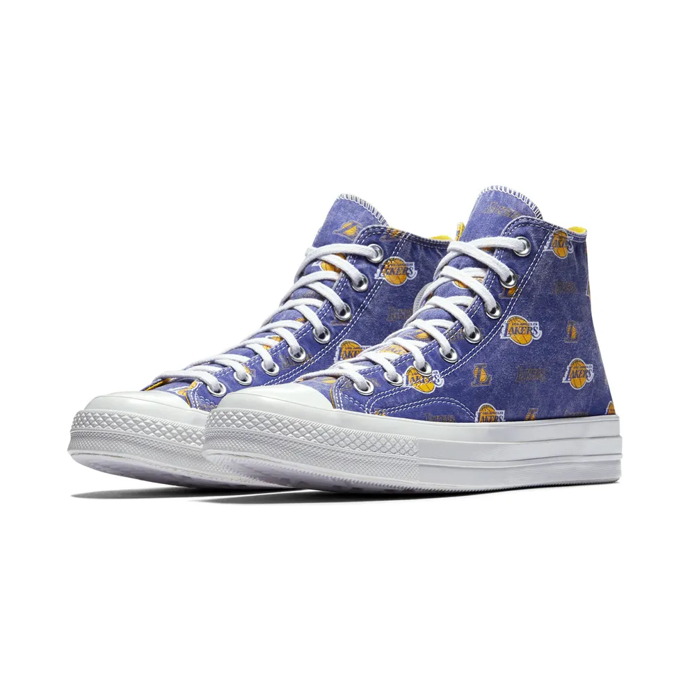 Converse Chuck Taylor All-Star 70s Hi Los Angeles Lakers (Franchise) Field Purple/Amarillo-White (161160C)