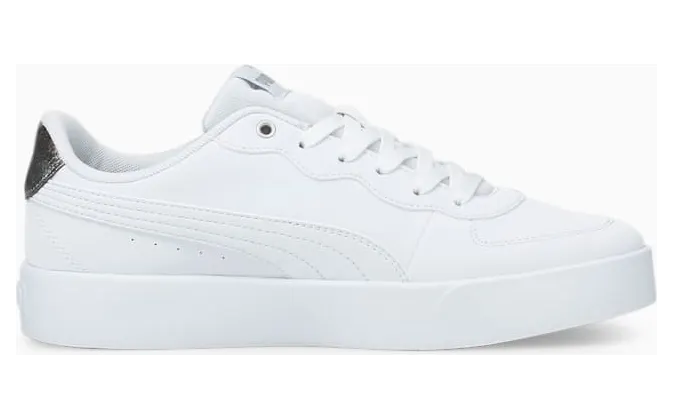 Puma Skye Clean Raw Metallic Zilver/Wit (383914-01)
