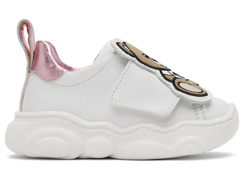 Moschino Baby White Bubble Sole Sneakers (71720)