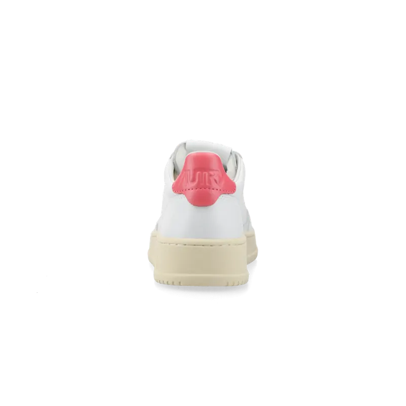Autry Medalist Low W (White / pink) – AULWLL78