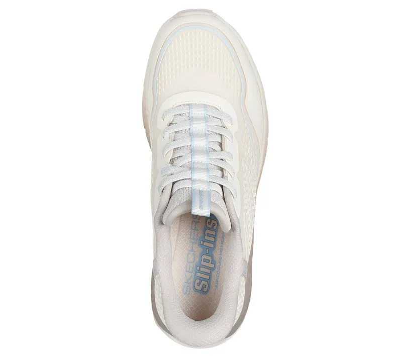 Skechers Slip-ins: Switch Back – Mist – Natuurlijk – “Beige” (180157 NAT)