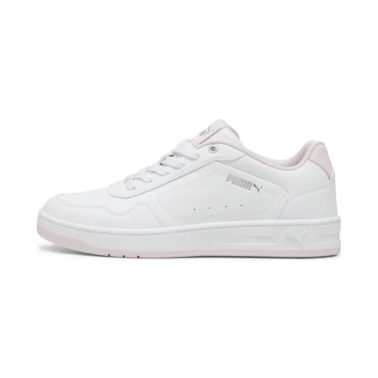 Puma Court Classy “Puma White / Whisp Of Pink / Puma Silver” (395021_04)