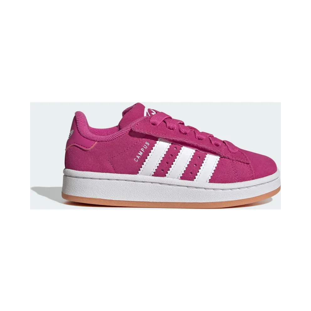 Adidas Campus 00s Comfort Closure met Elastische Veters Kids Semi Lucid Fuchsia / Cloud White / Gum (JR7420)