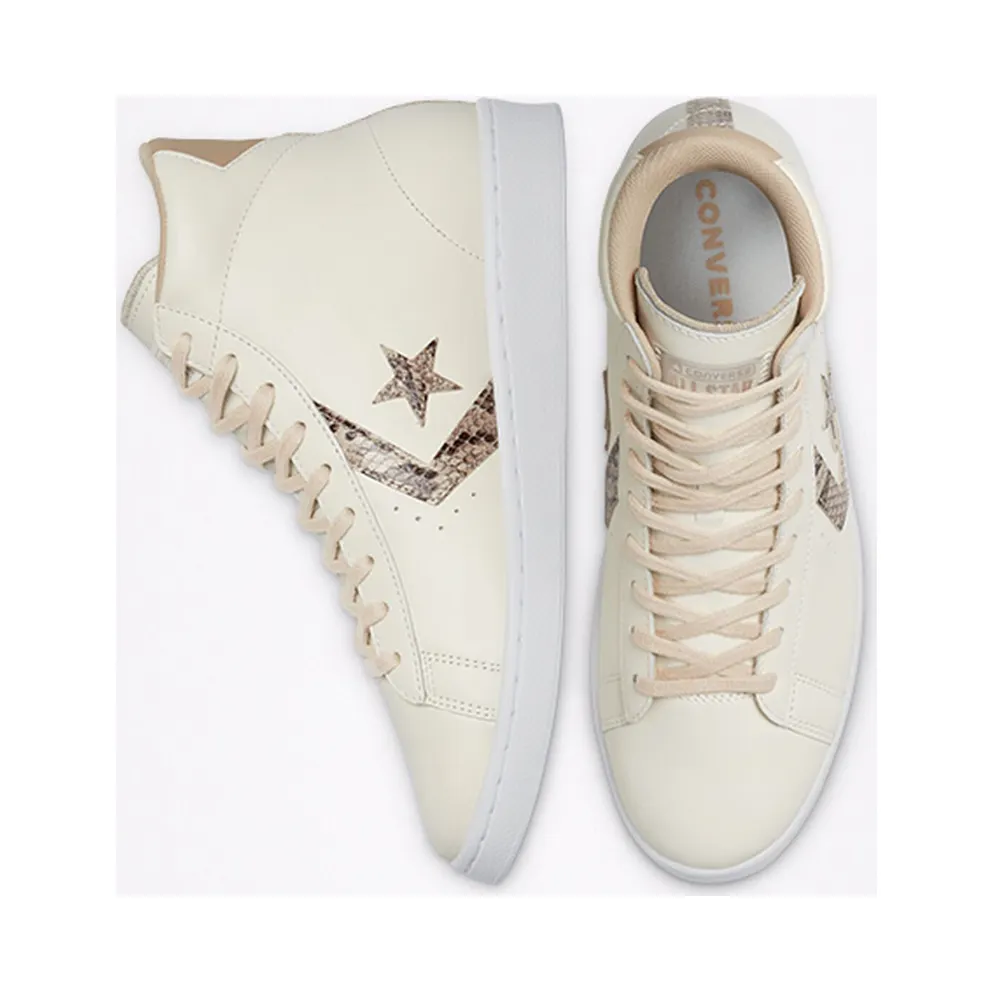 Converse Snake Print Pro Leather High Top Egret/nomad/egret (170497C)