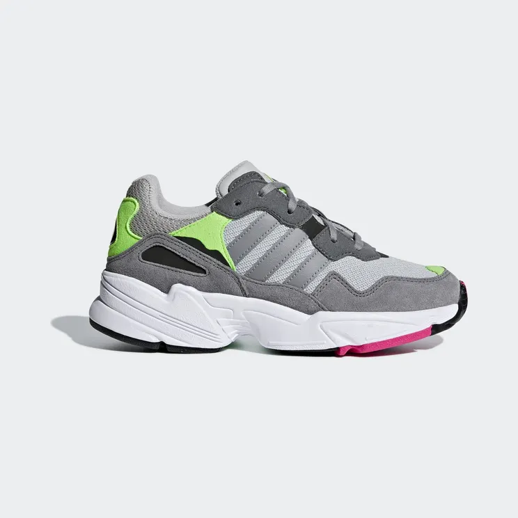 adidas Yung-96 Grey Shock Pink (Youth)