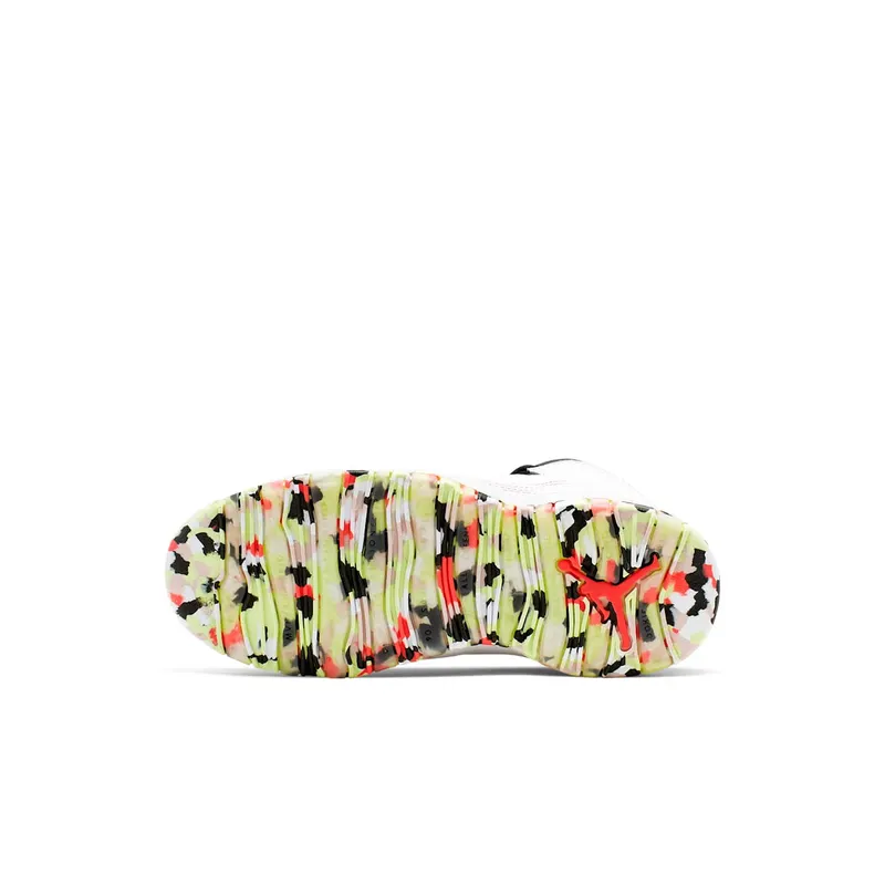 Jordan 10 Retro White Barely Volt Ember Glow (PS) White/Barely Volt-Black-Ember Glow (BV1844-176)