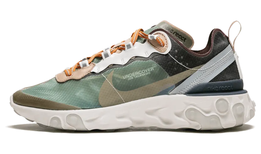 Nike x Undercover React Element 87 Linen Burgundy (2018) (BQ2718-300)