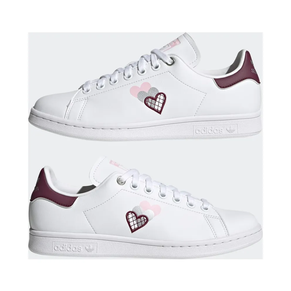 adidas Stan Smith Cloud White / Victory Crimson / Clear Pink (H03936)