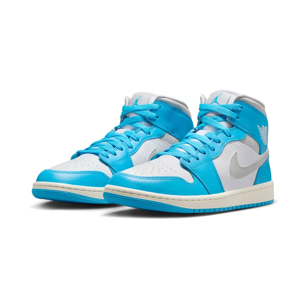 Jordan 1 Mid “Dark Powder Blue White Sail Neutral Grey” (BQ6472-400)