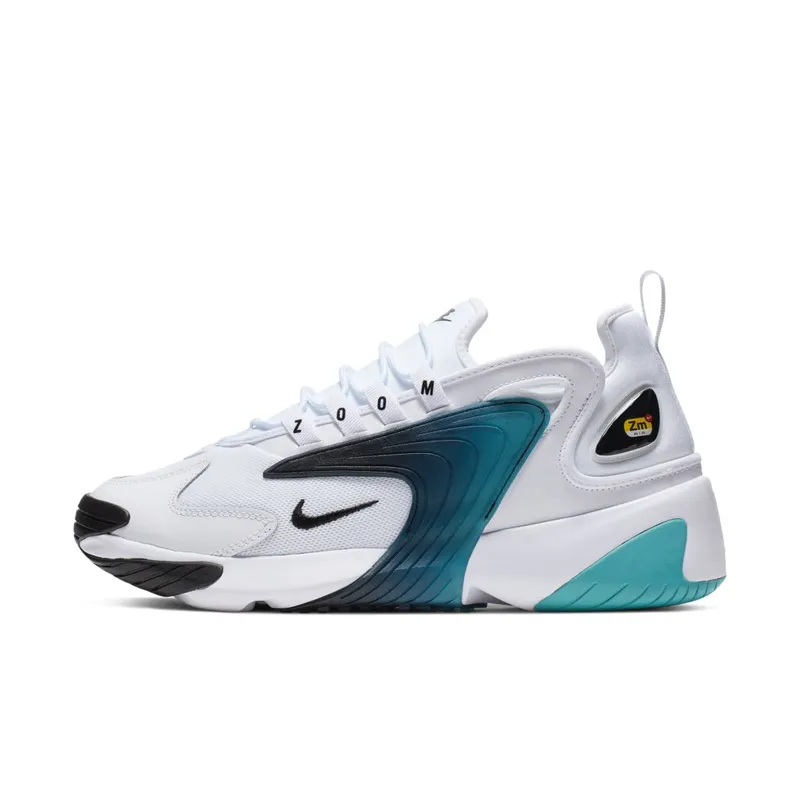 Nike Zoom 2K White White/Teal Nebula-Black (AO0269-106)
