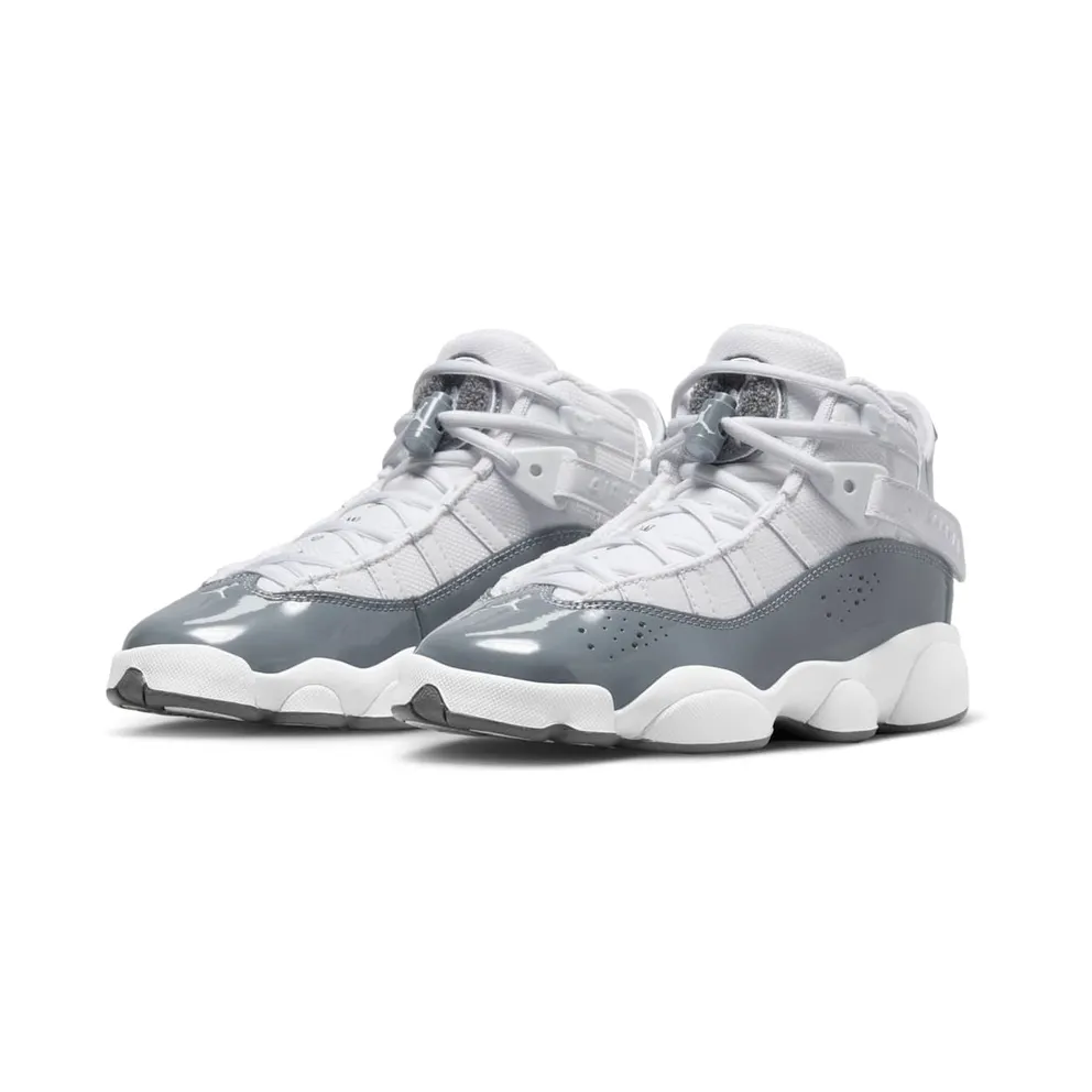 Air Jordan 6 RINGS GS “WHITE COOL GREY” (323419-121)