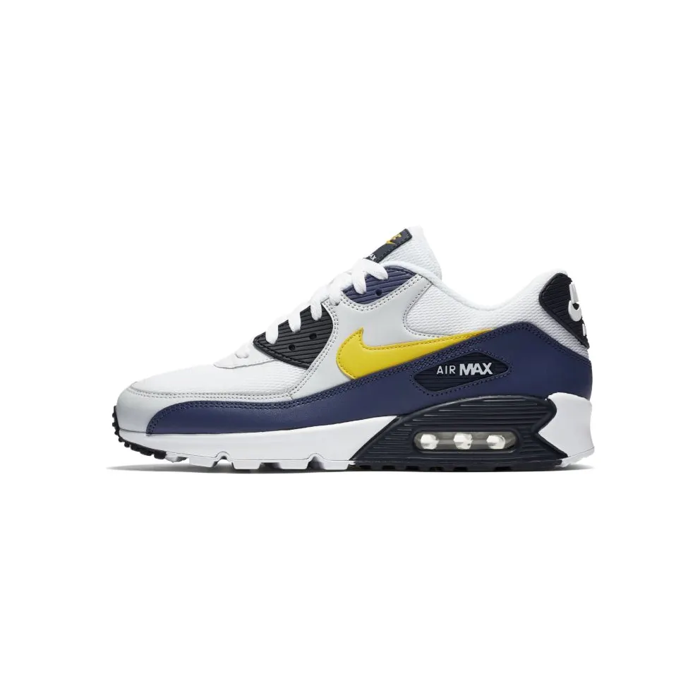 Nike Air Max 90 Michigan White/Tour Yellow-Blue Recall (AJ1285-101)