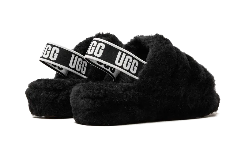 Ugg AUSTRALIA FLUFF YEAH “Black” (1095119-BLK)
