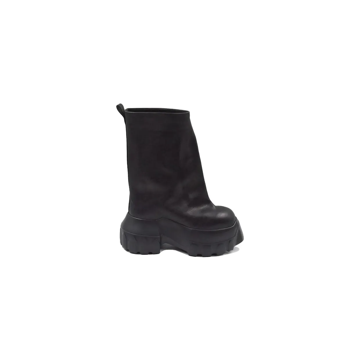 Rick Owens Hollywood Flared Mega Tractor Boot Black (RU01E5864 LOO 99)