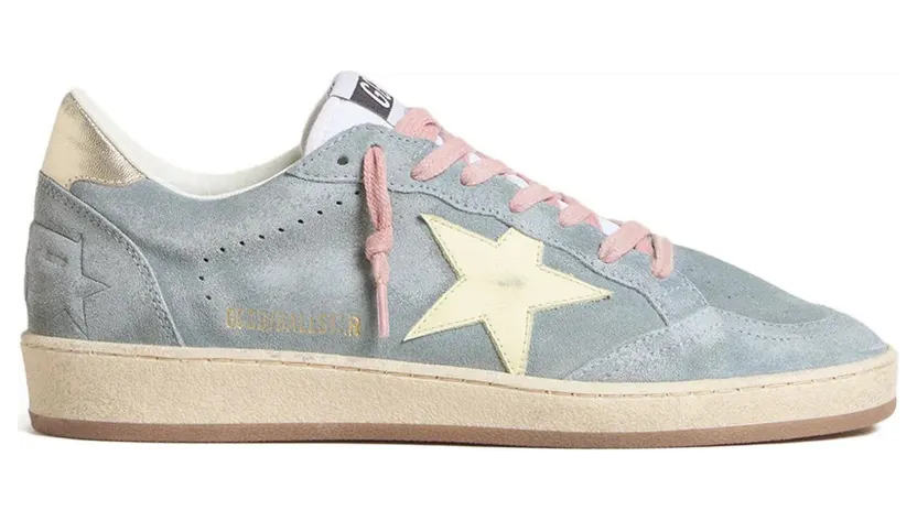 Golden Goose Ball Star aus Wildleder – Blue (GWF00117F007390)