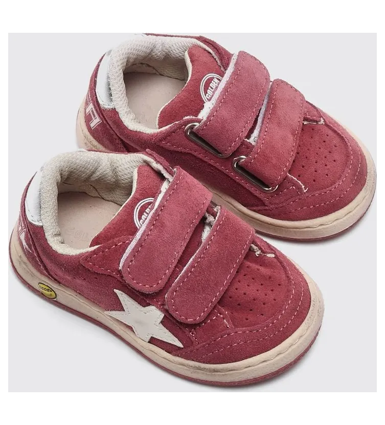 Golden goose Ball Star Distressed Suede Burgundy (GJF01032F00805240388)