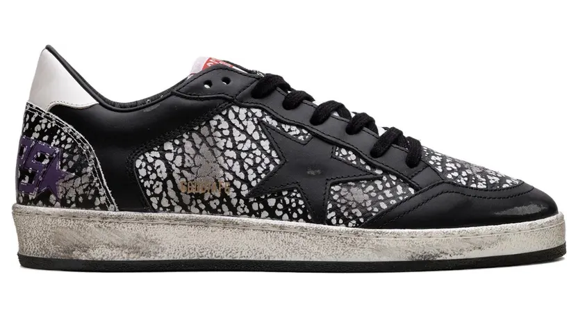 Golden Goose Ball Star mit Print – Black (GMF00327F006980)