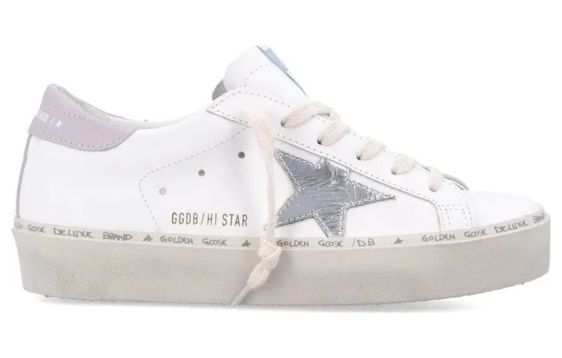 Golden Goose Hi Star White Silver Lilac (GWF00118.F006845.10527)