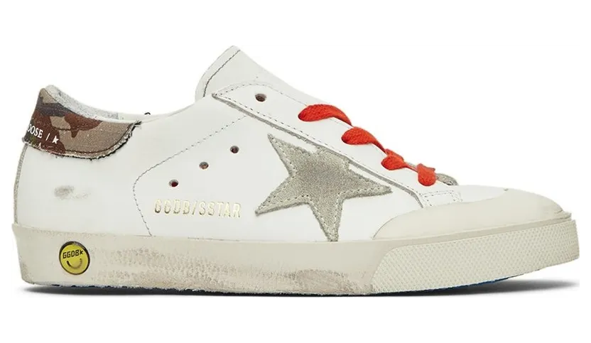 Golden Goose Kids White Super-Star Penstar Classic (GYF00107.F002836.10978)