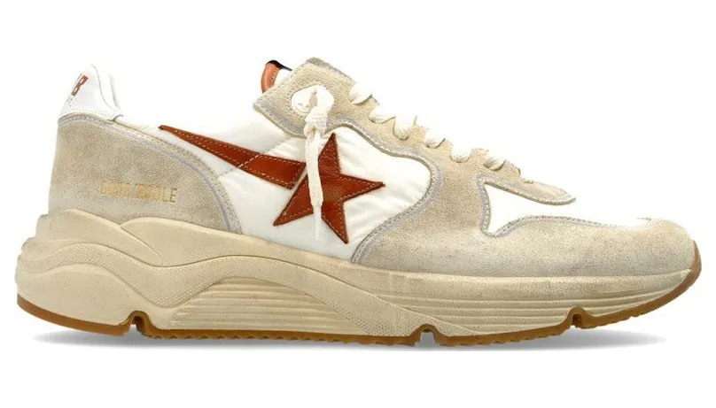 Golden Goose Running Sole White Beige Brown (GMF00126.F008153.10550)
