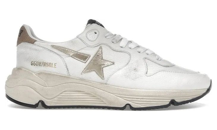 Golden Goose Running Sole White Gold (GWF00126.F006129.10834)