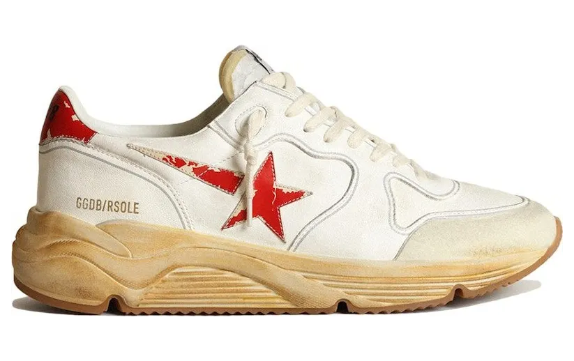 Golden Goose Running Sole White Red (GMF00126.F003460.10575)