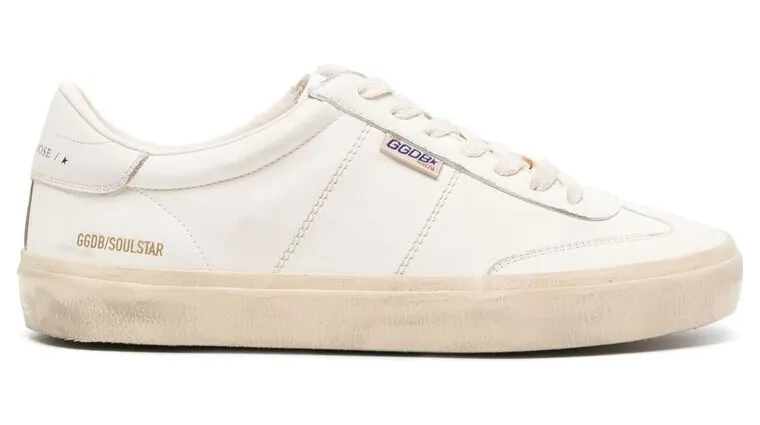 Golden Goose Soul-Star Distressed Leather “Neutrals” (GMF00464 F005049 11629)