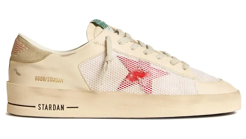 Golden Goose Stardan leren – Beige (GMF00370F006046)