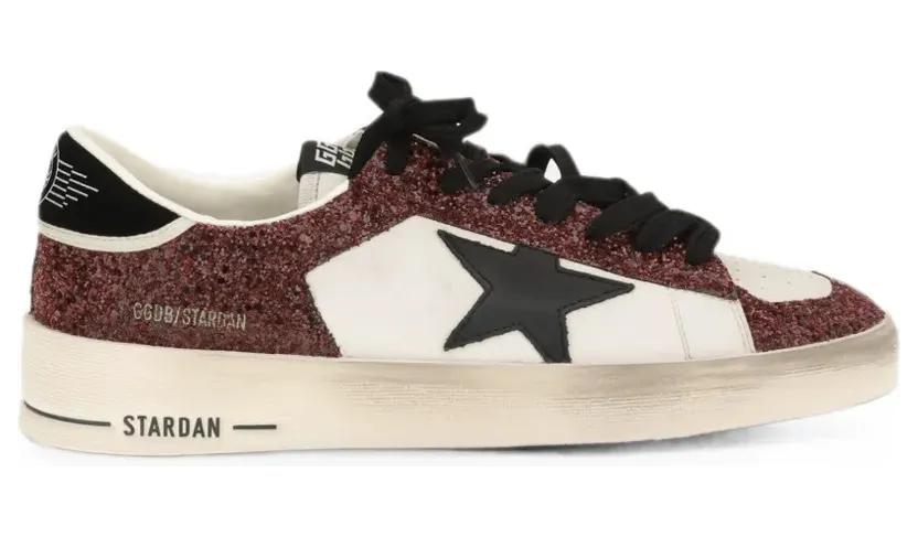 Golden Goose Stardan verfraaid with glitters – White (GWF00333F008766)