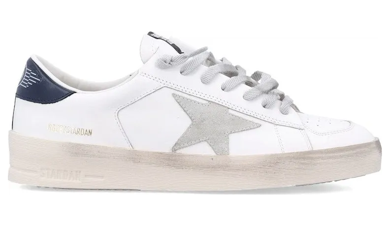 Golden Goose Stardan White Ice Gray Blue Navy (GMF00128.F000567.10509)