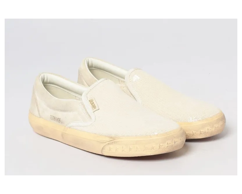 Golden goose VCE Penstar Used Suede White (GMF00306F00809515112)