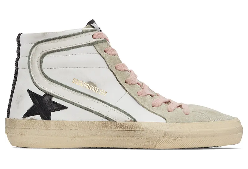 Golden Goose White & Grey Slide (GWF00115.F003016.10220)