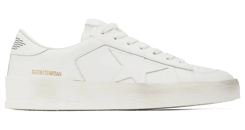 Golden Goose White Stardan Low Top Sneakers (GMF00128.F000566.10100)