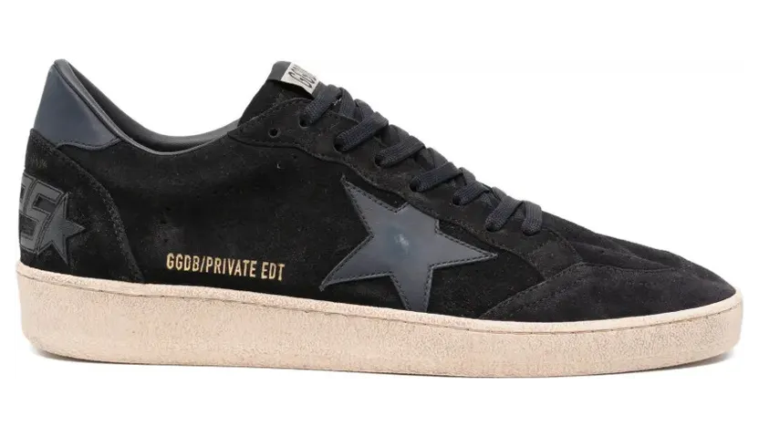 Golden Goose x Browns Ballstar aus Wildleder – Black (GMF00117F009046)