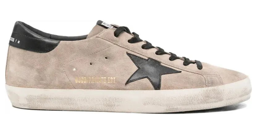 Golden Goose x Browns Superstar aus Wildleder – Nude (GMF00101F009044)