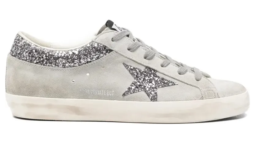 Golden Goose x Browns Superstar verfraaid with glitter – Grey (GWF01042F009040)